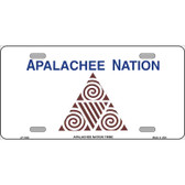 Apalachee Nation Flag Metal Novelty License Plate