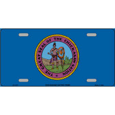 Chickasaw Nation Flag Metal Novelty License Plate