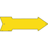 Yellow Novelty Metal Arrow Sign