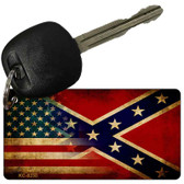 American Confederate Flag Novelty Aluminum Key Chain KC-8230