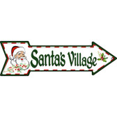 Santas Village Novelty Metal Arrow Sign