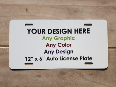 Personalized Carbon Fiber Aluminium Name License Plate Tag Custom Design 