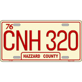 CNH 320 Metal Novelty License Plate