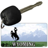 Wyoming State Novelty Metal Key Chain KC-8414