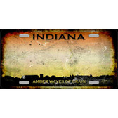 Indiana Rusty State Metal Novelty License Plate