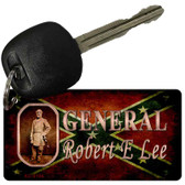 General Robert E Lee Novelty Aluminum Key Chain KC-8105