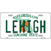 Lehigh FL Metal Novelty License Plate