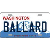 Ballard Washington Metal Novelty License Plate