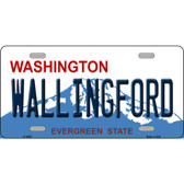Washington Wallingford Metal Novelty License Plate
