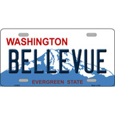 Bellevue Washington Metal Novelty License Plate