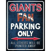 Giants Metal Novelty Parking Sign