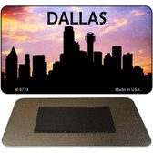 Dallas Silhouette Novelty Metal Magnet M-8719