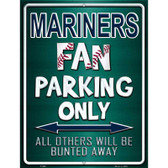 Mariners Metal Novelty Parking Sign