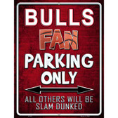 Bulls Metal Novelty Parking Sign