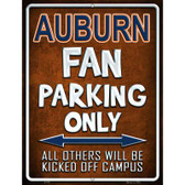 Auburn Metal Novelty Parking Sign