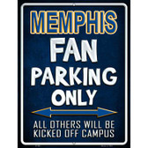 Memphis Metal Novelty Parking Sign