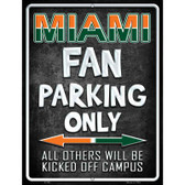 Miami Metal Novelty Parking Sign