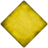 Yellow Oil Rubbed Novelty Metal Crossing Sign