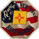 New Mexico Home Grown Metal Novelty Stop Sign