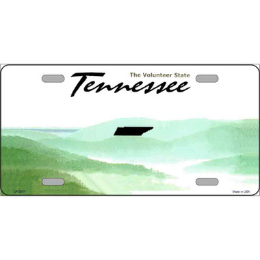 Titans Tennessee State Background Novelty Metal License Plate Tag (Titans  Fan) 