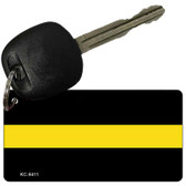 Thin Yellow Line Novelty Metal Key Chain KC-9411