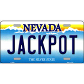 Jack Pot Nevada Novelty Metal License Plate