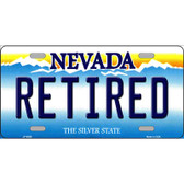 Retired Nevada Novelty Metal License Plate