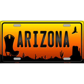 Boot Arizona Scenic Novelty Metal License Plate