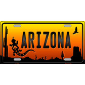 Lizard Arizona Scenic Novelty Metal License Plate