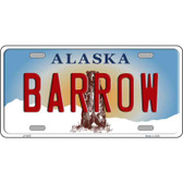 Barrow Alaska State Novelty Metal License Plate