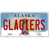 Glaciers Alaska State Novelty Metal License Plate