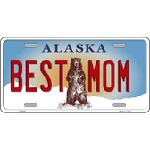 Best Mom Alaska State Novelty Metal License Plate
