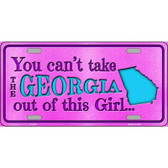 Georgia Girl Novelty Metal License Plate