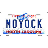 Moyock North Carolina Novelty Metal License Plate