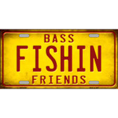 Fishin Friends Novelty Metal License Plate