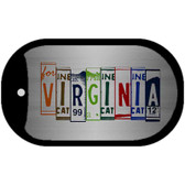 Virginia License Plate Art Novelty Metal Dog Tag Necklace