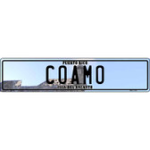 Coamo Puerto Rico Novelty Metal European License Plate