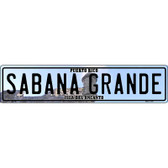Sabana Grande Puerto Rico Novelty Metal European License Plate