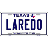 Laredo Texas Novelty Metal License Plate