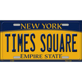 Times Square New York Metal Novelty License Plate