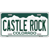 Castle Rock Colorado Metal Novelty License Plate