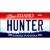 Hunter Idaho Metal Novelty License Plate