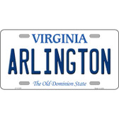 Arlington Virginia Metal Novelty License Plate