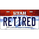 Retired Utah Metal Novelty License Plate