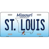 St Louis Missouri Metal Novelty License Plate