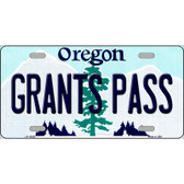 Grants Pass Oregon Metal Novelty License Plate