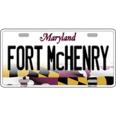 Fort McHenry Maryland Metal Novelty License Plate