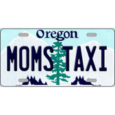 Moms Taxi Oregon Metal Novelty License Plate