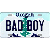Bad Boy Oregon Metal Novelty License Plate