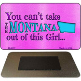 Montana Girl Novelty Metal Magnet M-9817